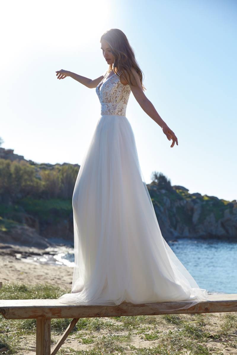 Robe de Mariée Trapèze Créateur à Prix Accessible en Ventes Privées à Marseille