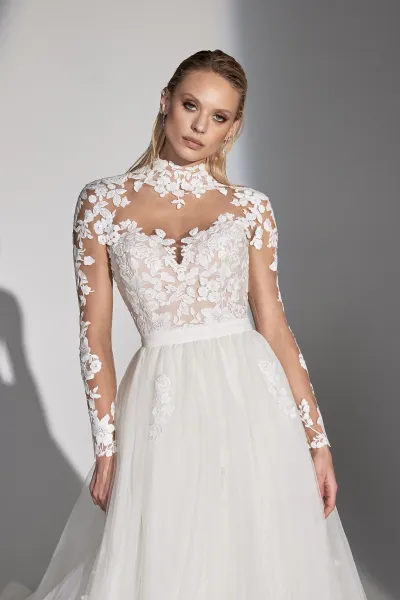 *Robe de mariée créateur Collection Justin Alexander Signature 99240 SK coloris ivoire/nude en ventes privées