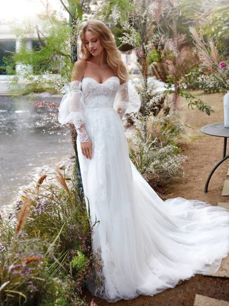 Robe de Mariée Trapèze Prix Accessible à Marseille Ventes Privées Boutique de Mariage